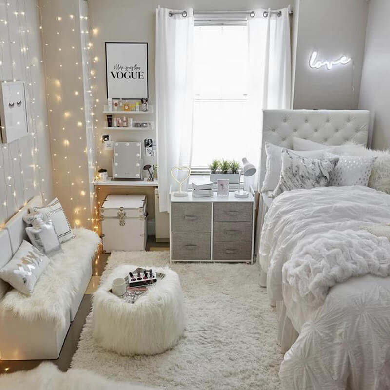 Modern dorm room design